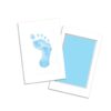 Blaa blaekpude baby fodaftryk baby haandaftryk 00008