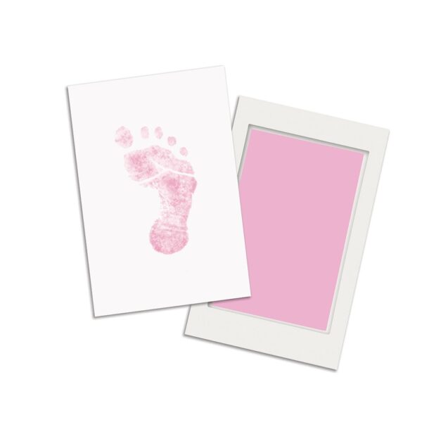 Pink blaekpude baby fodaftryk baby haandaftryk 00009